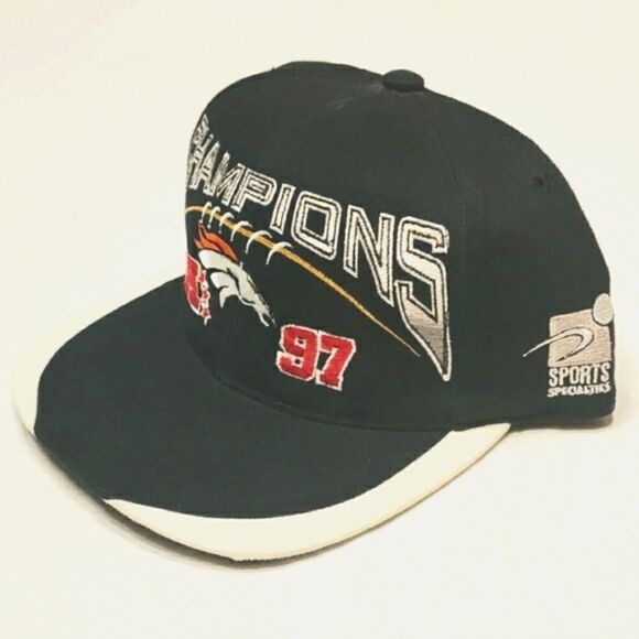 Vintage Denver Broncos 1997 Champions Hat - Picture 2 of 7